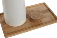 Olie en azijnset Home ESPRIT Wit Bamboe Keramiek 20,6 x 12 x 18 cm - thumbnail