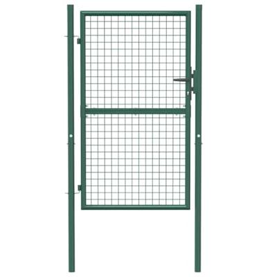 VidaXL Poort 100x150 cm staal groen