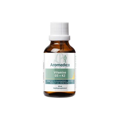 Aromedica Vitamine D3 K2 druppels 50 Milliliter Aromedica Vitamine D3 K2 druppels 50 Milliliter