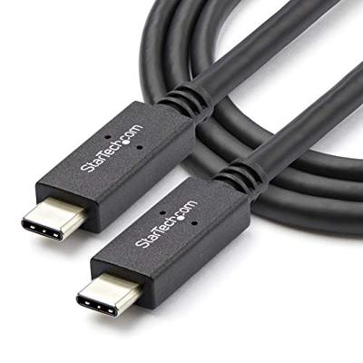 StarTech.com USB-C kabel met Power Delivery (5A), St/St, 1m, USB 3.1 (10Gbit/s), gecertificeerd, USB 3.1 Type-C kabel, USB 3.1 Gen 2