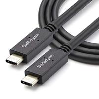 StarTech.com USB-C kabel met Power Delivery (5A), St/St, 1m, USB 3.1 (10Gbit/s), gecertificeerd, USB 3.1 Type-C kabel, USB 3.1 Gen 2 - thumbnail