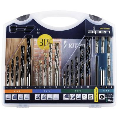 Alpen 800230100 Universeel boor assortiment 30-delig Alpen 800230100 Universeel boor assortiment 30-delig