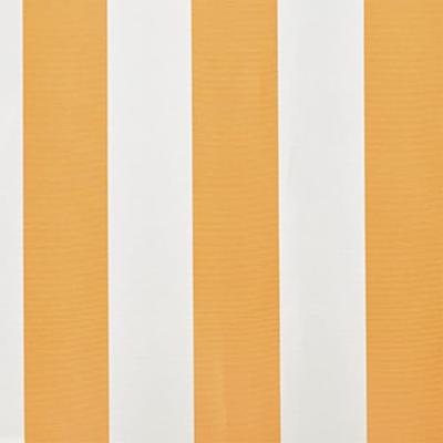 VidaXL Luifeldoek 4x3 m canvas zonnebloemgeel en wit