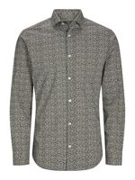 J&j Premium Jprblablackpool Stretch Ls Shirt Sn 12260625 Overhemd Peat Slim Fit - thumbnail