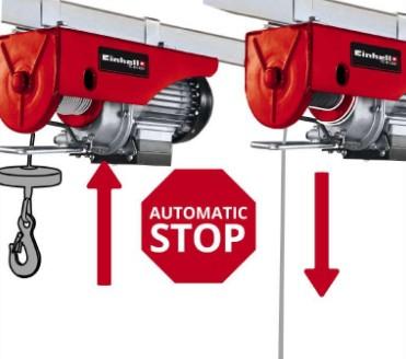 Einhell 2255130 Elektrische kabeltakel Draagkracht (met keerschijf) 250 kg Draagkracht (zonder keerschijf) 125 kg Einhell 2255130 Elektrische kabeltakel Draagkracht (met keerschijf) 250 kg Draagkracht (zonder keerschijf) 125 kg
