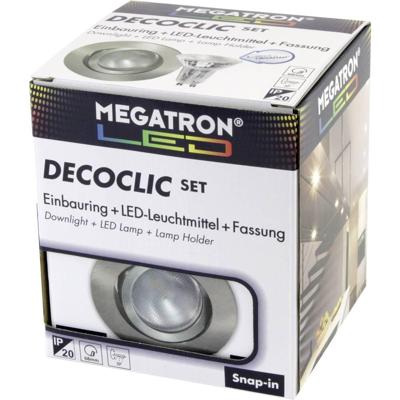 Megatron MT75403 Inbouwlamp LED GU10, GU5.3 4.5 W IJzer (geborsteld)
