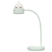 Kat vorm dubbele lichtbron Design LED Bureau nachtlampje ondersteuning 3 helderheid controle (groen) - thumbnail