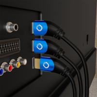 Oehlbach D1C42531 HDMI-kabel HDMI Aansluitkabel HDMI-A-stekker, HDMI-A-stekker 1.50 m Zwart 8K UHD, Afgeschermd (drievoudig) - thumbnail