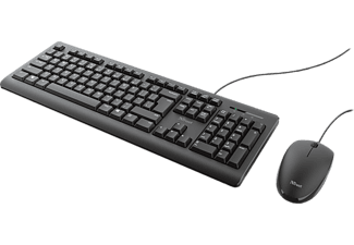 Trust Primo - Stille Keyboard en Muis set - Qwerty US