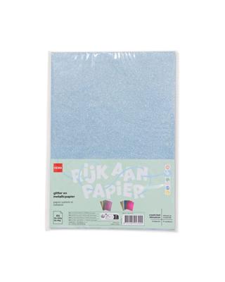 HEMA Glitter en metallicpapier A4 - 20 stuks