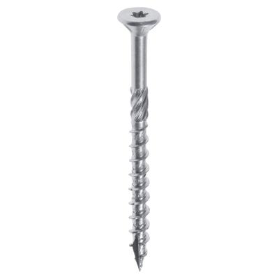 Woodies Ultimate Spaanplaatschroef Torx 5,0x100/60 platverz. kop T25 verzinkt deeldraad 200st.