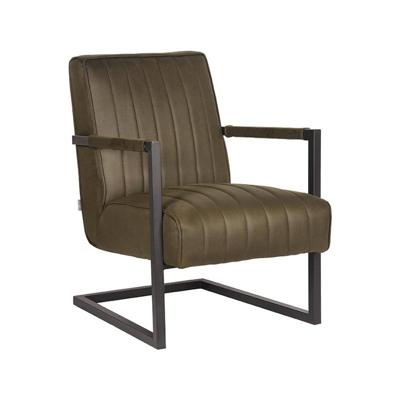 LABEL51 Fauteuil Milo - Army green - Microfiber LABEL51 Fauteuil Milo - Army green - Microfiber