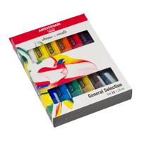 Amsterdam acrylverf tube van 20 ml, etui van 12 stuks in geassorteerde kleuren - thumbnail