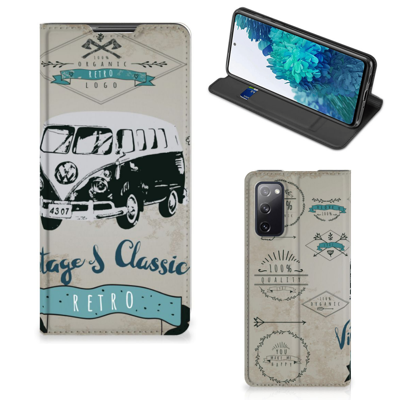 Samsung Galaxy S20 FE Stand Case Retro VW Bus Samsung Galaxy S20 FE Stand Case Retro VW Bus