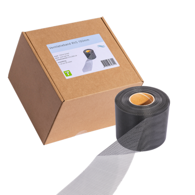 Ventilatieband RVS Zwart 30 m x 15 cm