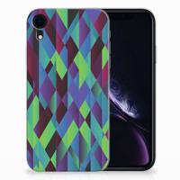 Apple iPhone Xr | TPU Hoesje | Abstract Green Blue - thumbnail