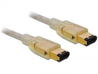 Delock 82573 Kabel FireWire 6-pins male > 6-pins male 1 m - thumbnail