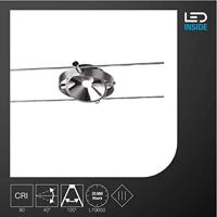 SLV DURNO 12V-kabelsysteem lamp LED vast ingebouwd Chroom - thumbnail