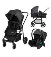 BEBECONFORT HAZE 3 in 1 i-Size kinderwagen - Reiswieg + Autostoel Gr0+ Inclusief regenhoes - geboorte tot 22 kg, Getint grijs - thumbnail