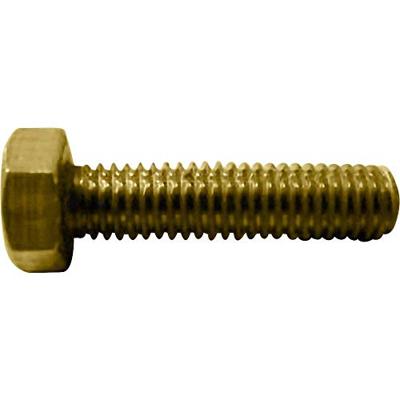 TOOLCRAFT 216291 Zeskantbout M2 10 mm Buitenzeskant DIN 933 Messing 10 stuk(s)