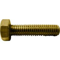 TOOLCRAFT 216291 Zeskantbout M2 10 mm Buitenzeskant DIN 933 Messing 10 stuk(s) - thumbnail