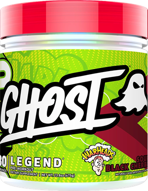 Ghost Legend V4 Warheads Sour Black Cherry (30 servings) Ghost Legend V4 Warheads Sour Black Cherry (30 servings)