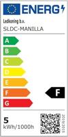 Solar lichtsnoer manilla met 60 warm witte leds - 4,5 meter - thumbnail
