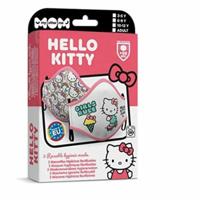 Hygiënisch en herbruikbaar gezichtsmasker gemaakt van stof Hello Kitty Volwassenen ( 2 uds) - thumbnail