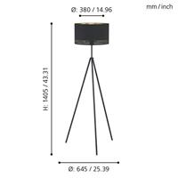 Eglo Tripod vloerlamp Esteperra Tripod 99279 - thumbnail