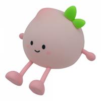 Oplaadbaar nachtlampje perzik rozen - thumbnail