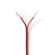 Nedis CAGW0500BK1000 Speaker-kabel 2x 0,50 Mm2 100 M Folieverpakking |zwart/rood - thumbnail