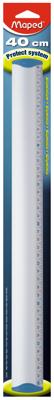 Maped lat uit geanodiseerd aluminium 40 cm