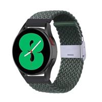 By Qubix - Braided nylon bandje - Donkergroen - Compatible met Xiaomi Mi Watch/Compatible met Xiaomi Watch 2 / Compatible met Xiaomi Watch S1 / S2 / S3 / S4 - Compatible Xiaomi bandje - thumbnail