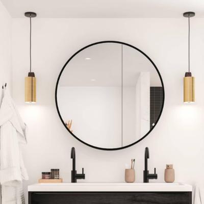 Ben Ingiro ronde spiegelkast Ø90cm zwart