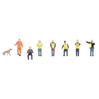 Faller 151645 H0 Bij de containerhaven figuren Geverfd, Staand, Zittend - thumbnail