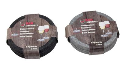 Onderzetter Vilt Rond 10Cm Set Van 6 Onderzetter Vilt Rond 10Cm Set Van 6