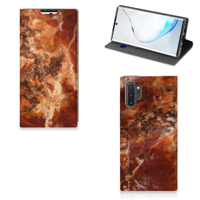 Samsung Galaxy Note 10 Plus Standcase Marmer Bruin - thumbnail