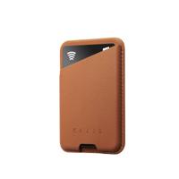 Mujjo Magsafe leather card wallet - Tan - thumbnail