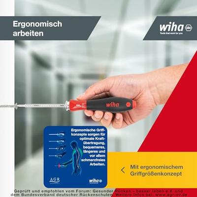 Wiha Set precisieschroevendraaiers | 11-delig | sleuf / PH / TX / 6-kant | 1 stuk - 27820 - 27820