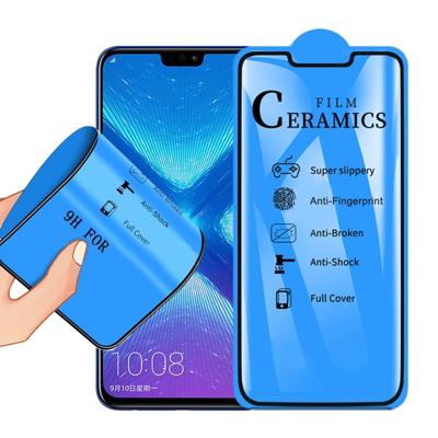 2.5 d volledige lijm volledige cover keramiek film voor Huawei Y9 (2019)/Honor 8X