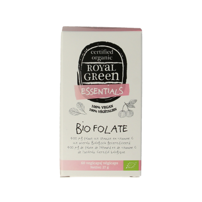 Royal Green Folate bio 60 Vegetarische capsules Royal Green Folate bio 60 Vegetarische capsules