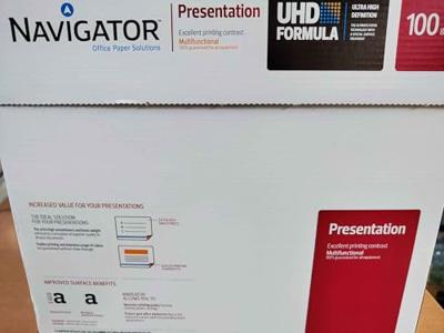 Kopieerpapier Navigator Presentation A4 100gr wit 500 vel | 5 stuks Kopieerpapier Navigator Presentation A4 100gr wit 500 vel | 5 stuks