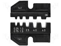 Knipex 97 49 08 97 49 08 Krimpinzetstuk Adereindhulzen 0.25 tot 6 mm² Geschikt voor merk Knipex 97 43 200, 97 43 E, 97 43 E AUS, 97 43 E UK, 97 43 E US - thumbnail