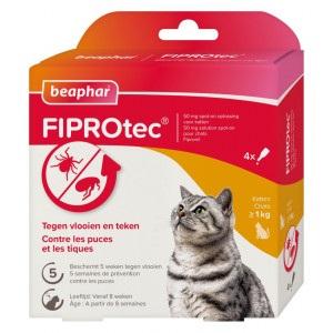 Beaphar Fiprotec Spot-On kat 8 pipetten