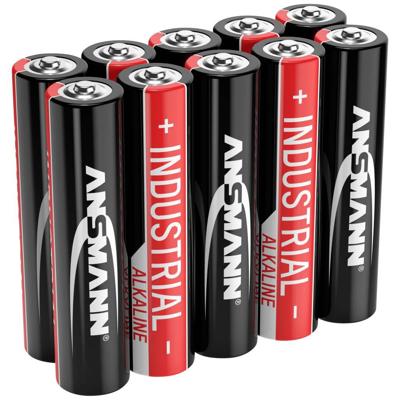 Ansmann Industrial AAA batterij (potlood) Alkaline 1.5 V 10 stuk(s)