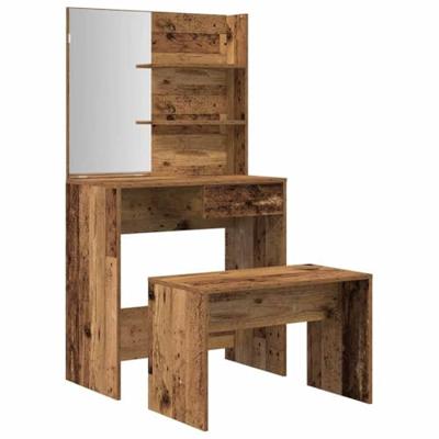 Kaptafelset bewerkt hout oud houtkleurig