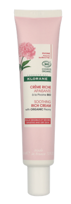 Klorane Crème riche apaisante à la Pivoine BIO 40ml