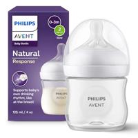 Avent Natural Response 3.0 Zuigfles 0m+ 125ml - thumbnail
