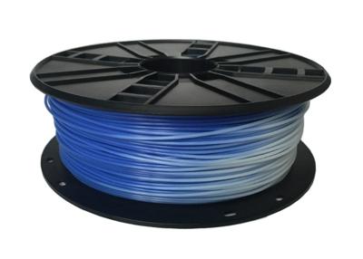 ABS filament Blauw naar Wit, 1.75 mm, 1 kg