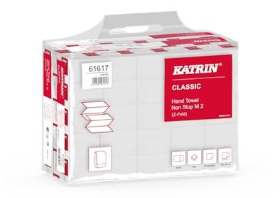 KATRIN "classic geen stop m2" vouwhanddoek folded hands. 25x160 shee non stop m2s